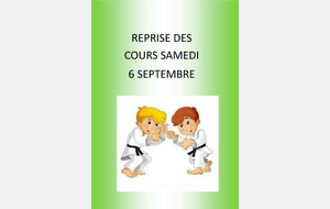 Reprise des cours
